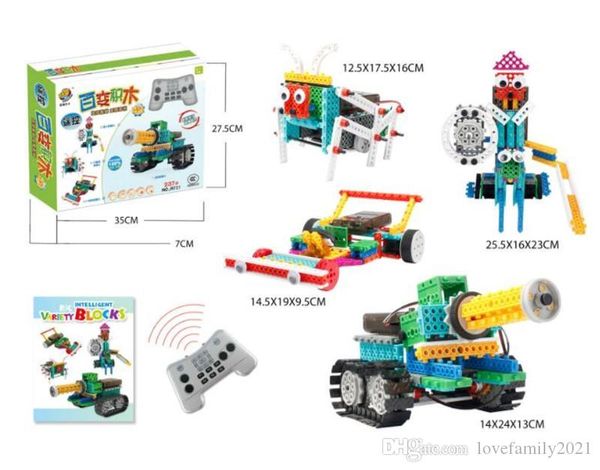 24pcs rc робот игрушки 4 в 1 237pcs diy собранный строительство блоков танк воин гоночный автомобиль дистанционного управления игрушки дети 
24pcs rc робот игрушки 4 в 1 237pcs diy собранный строительство блоков танк воин гоночный автомобиль дистанционного управления игрушки дети