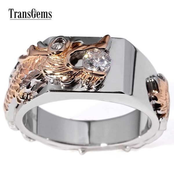 transgems 0.25 carat f colorless lab grown moissanite diamond wedding engagement band in solid 14k two tone gold for gentle men y200620, Slivery;golden
transgems 0.25 carat f colorless lab grown moissanite diamond wedding engagement band in solid 14k two tone gold for gentle men y200620, Slivery;golden