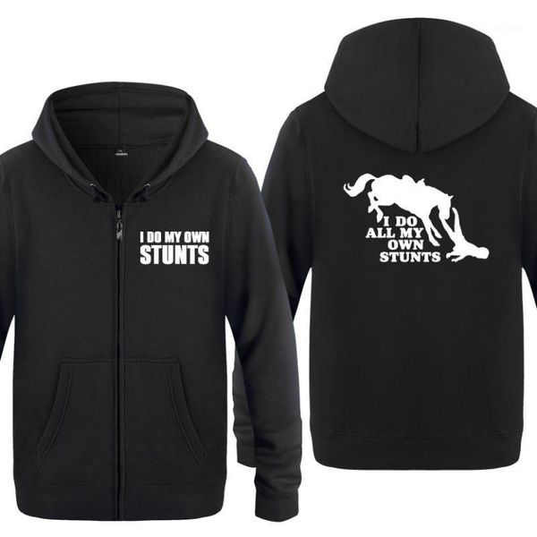 i do all my own stunts - horse hoodies men men's fleece zipper cardigans hooded sweatshirts, Black
i do all my own stunts - horse hoodies men men's fleece zipper cardigans hooded sweatshirts, Black