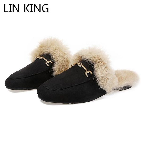 lin king new brand design женщины теплый мех тапочки мода круглый toe зима мулов обувь soft non скольжения открытый слайды женская обувь, Black
lin king new brand design женщины теплый мех тапочки мода круглый toe зима мулов обувь soft non скольжения открытый слайды женская обувь, Black