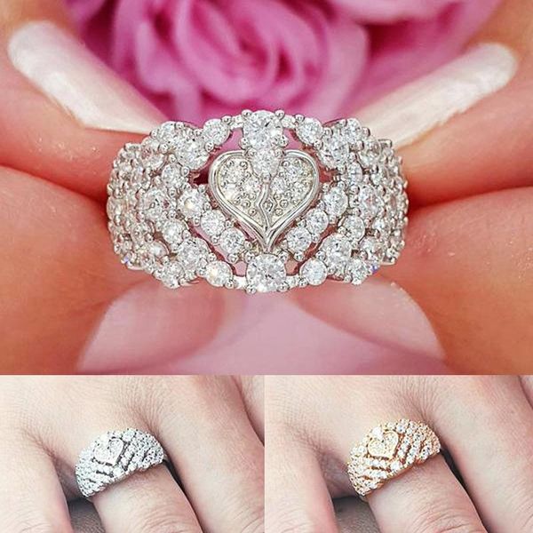 wedding rings huitan delicate women wedding/engagement ring fashion dazzling cubic zircon stone fine anniversary gift ladies jewelry, Slivery;golden
wedding rings huitan delicate women wedding/engagement ring fashion dazzling cubic zircon stone fine anniversary gift ladies jewelry, Slivery;golden