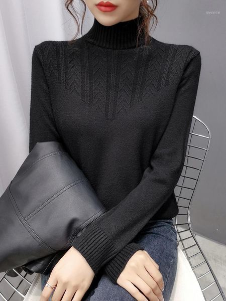 knitted pullovers women sweaters 2021 new autumn long sleeve half turtleneck fashion striped pullover pull femme woman knit, White;black
knitted pullovers women sweaters 2021 new autumn long sleeve half turtleneck fashion striped pullover pull femme woman knit, White;black