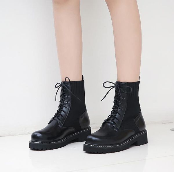 boots female 2020 wild flat bottom wool mouth spring and autumn single thick women's, Black
boots female 2020 wild flat bottom wool mouth spring and autumn single thick women's, Black