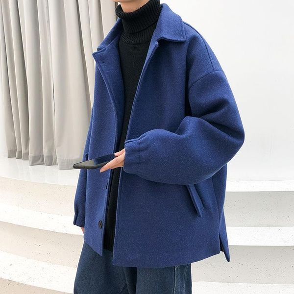 winter thick woolen coat men's fashion casual short woolen coat men loose korean style oversized jacket mens overcoat1, Black
winter thick woolen coat men's fashion casual short woolen coat men loose korean style oversized jacket mens overcoat1, Black