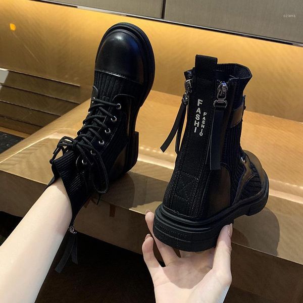 boots female british style 2020 new wild thick-soled double zipper short boots female spring and autumn single1, Black
boots female british style 2020 new wild thick-soled double zipper short boots female spring and autumn single1, Black