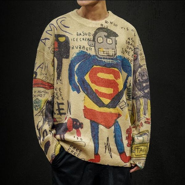men's sweaters autumn japanese retro personalized printed sweater fashion label loose bottoming shirt fat oversized t-shirt, White;black
men's sweaters autumn japanese retro personalized printed sweater fashion label loose bottoming shirt fat oversized t-shirt, White;black