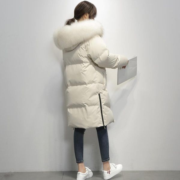 women's down & parkas ayusnue 2021 winter jacket woman hooded long puffer 90% white duck coat women real raccoon fur collar korean, Black
women's down & parkas ayusnue 2021 winter jacket woman hooded long puffer 90% white duck coat women real raccoon fur collar korean, Black