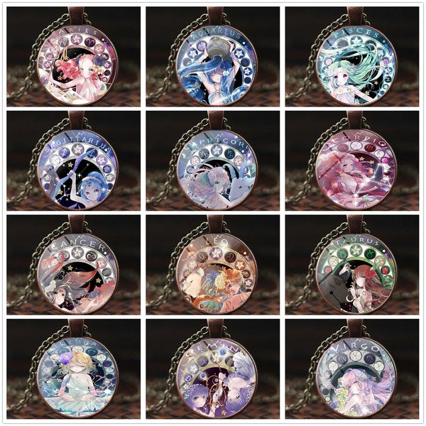 beautiful twelve constellations pattern glass pendant necklace party home zodiac charm lovely gifts ing, Silver
beautiful twelve constellations pattern glass pendant necklace party home zodiac charm lovely gifts ing, Silver