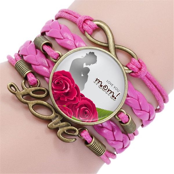 we love you mom mom ever charm leather wrap glass cabochon bracelets & bangles for women gift bracelet jewelr, Golden;silver
we love you mom mom ever charm leather wrap glass cabochon bracelets & bangles for women gift bracelet jewelr, Golden;silver