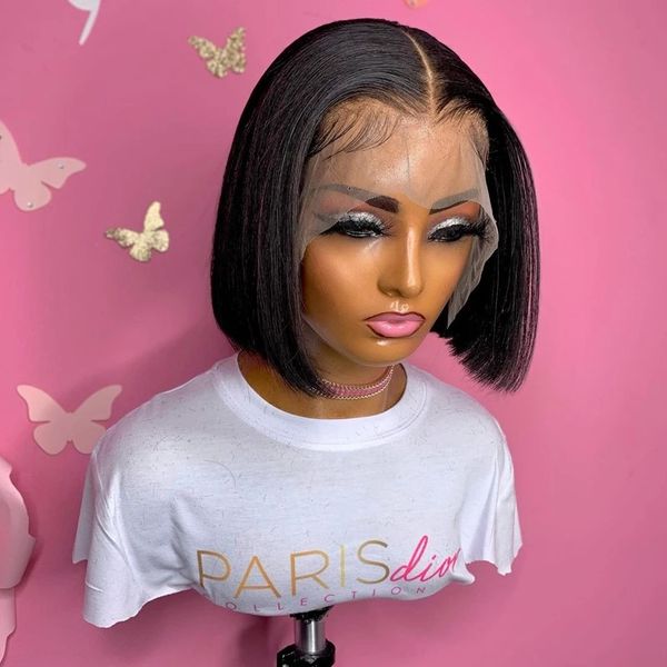 lx brand natural looking short bob 4*4lace front silk base wig part synthetic straight wig for women babyhair black color prepluckedfac
lx brand natural looking short bob 4*4lace front silk base wig part synthetic straight wig for women babyhair black color prepluckedfac