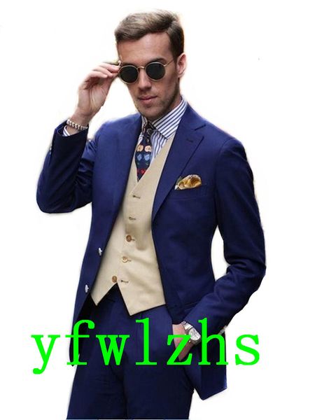 выполненный на заказ две кнопки groomsmen нотч groom tuxedos мужские костюмы свадебные / пром / dinner best man blazer (куртка + штаны + tie, Black;gray
выполненный на заказ две кнопки groomsmen нотч groom tuxedos мужские костюмы свадебные / пром / dinner best man blazer (куртка + штаны + tie, Black;gray