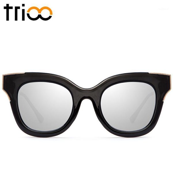 trioo quality mirror sunglasses for women cat eye design brand sun glasses female summer uv400 oculos de grau lunette1, White;black
trioo quality mirror sunglasses for women cat eye design brand sun glasses female summer uv400 oculos de grau lunette1, White;black