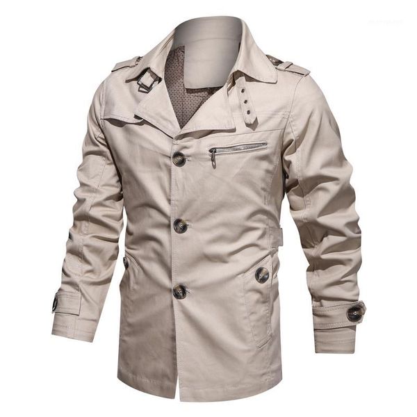 men's jackets 2021 cotton men casual windbreaker spring autumn brand mens windproof jacket fashion slim trench coat large size clothes1, Black;brown
men's jackets 2021 cotton men casual windbreaker spring autumn brand mens windproof jacket fashion slim trench coat large size clothes1, Black;brown