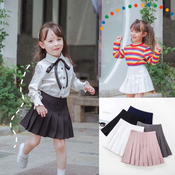 versatile summer 2020 new short spring white pleated performance children's four seasons skirt, Blue
versatile summer 2020 new short spring white pleated performance children's four seasons skirt, Blue