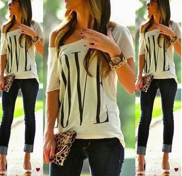 women's big round neck short sleeve loose love letter printed women's big round neck short sleeve loose love t-shirt letter printe, White
women's big round neck short sleeve loose love letter printed women's big round neck short sleeve loose love t-shirt letter printe, White
