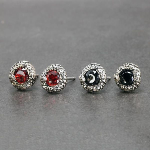 stud real 925 sterling silver circling snake earrings for women inlaid red garnet onyx natural stone vintage, Golden;silver
stud real 925 sterling silver circling snake earrings for women inlaid red garnet onyx natural stone vintage, Golden;silver