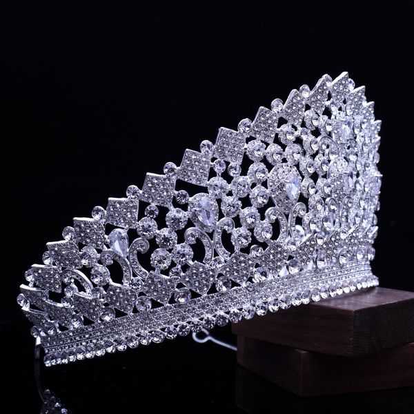 tmbridal luxury newly headdress launched crown zircon tall show p wedding pgraphy accessories m, Silver
tmbridal luxury newly headdress launched crown zircon tall show p wedding pgraphy accessories m, Silver