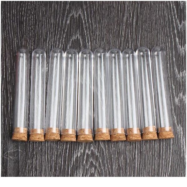 100pcs/lot transparent plastic test tube with cork sers round bottom 15x100mm school laboratory educational sup wmtkia
100pcs/lot transparent plastic test tube with cork sers round bottom 15x100mm school laboratory educational sup wmtkia