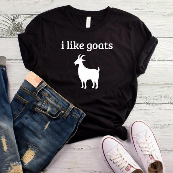 i like goats print women tshirt cotton casual funny t shirt for lady yong girl tee higher quality drop ship s-458, White
i like goats print women tshirt cotton casual funny t shirt for lady yong girl tee higher quality drop ship s-458, White