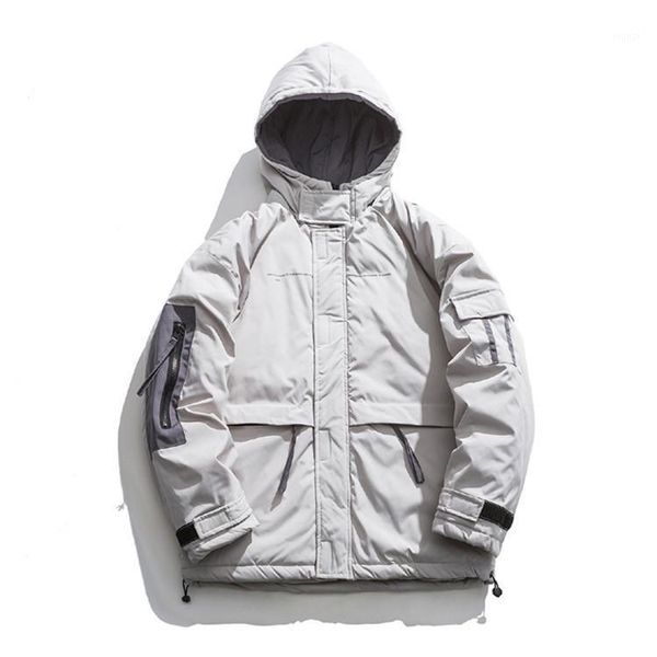 2020 winter hooded cotton-padded jacket japanese literary style pocket casual loose cotton-padded jacket man1, Black
2020 winter hooded cotton-padded jacket japanese literary style pocket casual loose cotton-padded jacket man1, Black