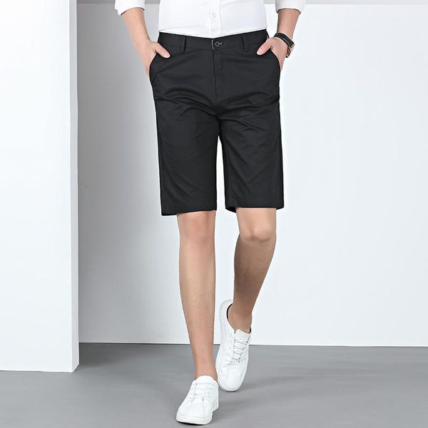 men's shorts loldeal summer cotton fashion business solid color stretch casual, White;black
men's shorts loldeal summer cotton fashion business solid color stretch casual, White;black