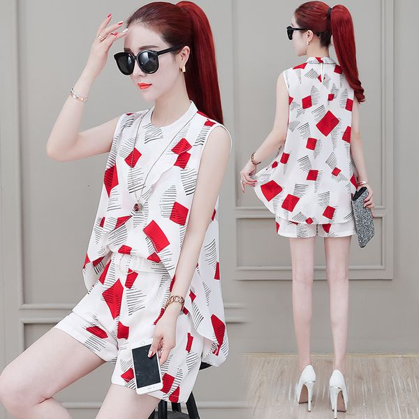 women without sleeves two-piece clothes elegant short summer for female femme year of age women's attire ywn8, White
women without sleeves two-piece clothes elegant short summer for female femme year of age women's attire ywn8, White