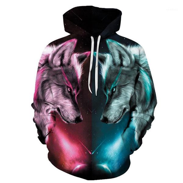 3d printing wolf head lovers hoodie cool european and american trend with a cap pullover jacket1, Black
3d printing wolf head lovers hoodie cool european and american trend with a cap pullover jacket1, Black