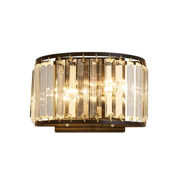 nordic vintage crystal wall lights for foyer bedroom hallway decoration gold/black iron art luminaire modern home lighting
nordic vintage crystal wall lights for foyer bedroom hallway decoration gold/black iron art luminaire modern home lighting