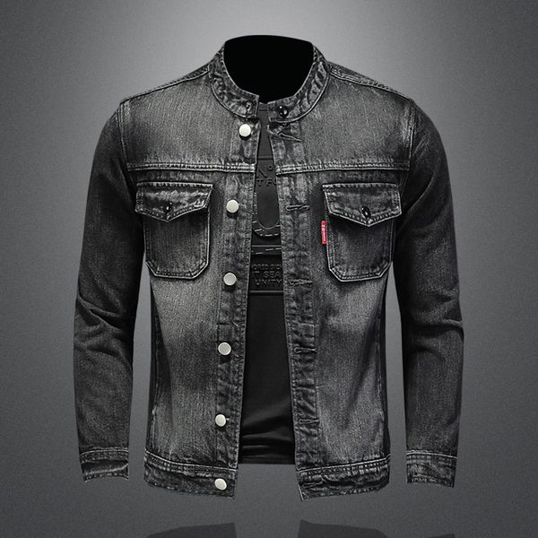 cross-border foreign trade european style basic personality stand collar denim jacket large size mens denim jacket coat h0806, Black;brown
cross-border foreign trade european style basic personality stand collar denim jacket large size mens denim jacket coat h0806, Black;brown