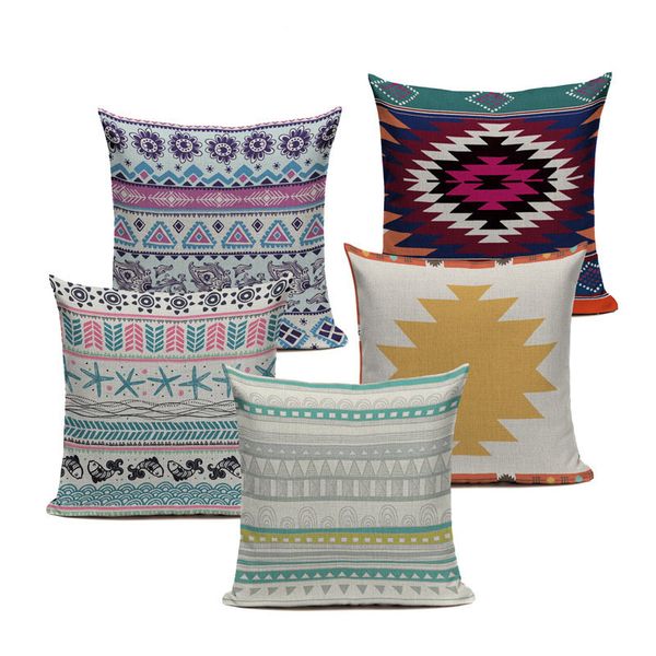 bohemia cushion cover ethnic geometry 1 side print cotton linen 45*45cm square pillowcase home car decor cojines almofadas
bohemia cushion cover ethnic geometry 1 side print cotton linen 45*45cm square pillowcase home car decor cojines almofadas