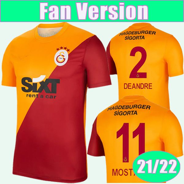 21 22 galatasaray mens soccer jerseys mostafa morutan deandre luyindama cicaldau emre kilinc feghouli home away football shirt short sleeve, Black;yellow
21 22 galatasaray mens soccer jerseys mostafa morutan deandre luyindama cicaldau emre kilinc feghouli home away football shirt short sleeve, Black;yellow