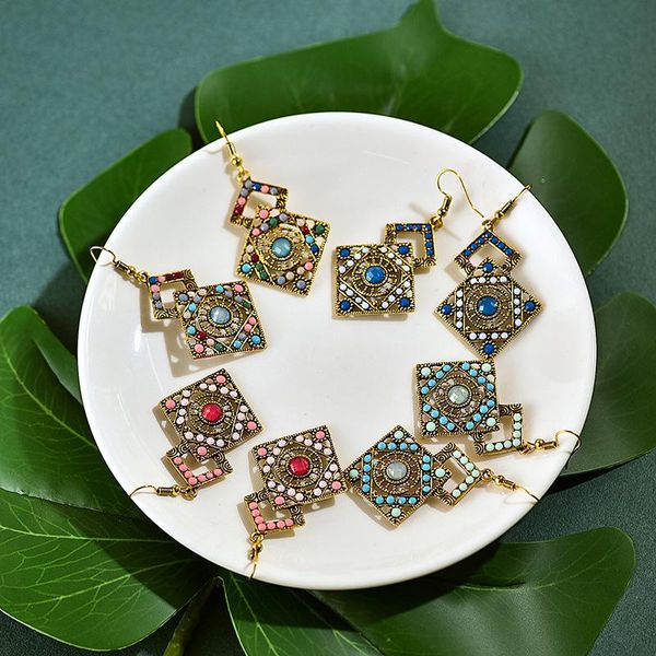 dangle & chandelier women's ethnic rhombus alloy beads earrings fashion jewelry geometric vintage gypsy boho oorbellen jhumka, Silver
dangle & chandelier women's ethnic rhombus alloy beads earrings fashion jewelry geometric vintage gypsy boho oorbellen jhumka, Silver