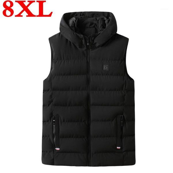 plus 8xl 7xl high new qualit cotton winter fashion hooded vest casual warm large size men's jackets1, Black;white
plus 8xl 7xl high new qualit cotton winter fashion hooded vest casual warm large size men's jackets1, Black;white