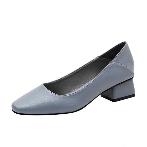 2020 spring new women shoes black, brown high heels square head high heel shoes ladies heeled woman pumps obuv