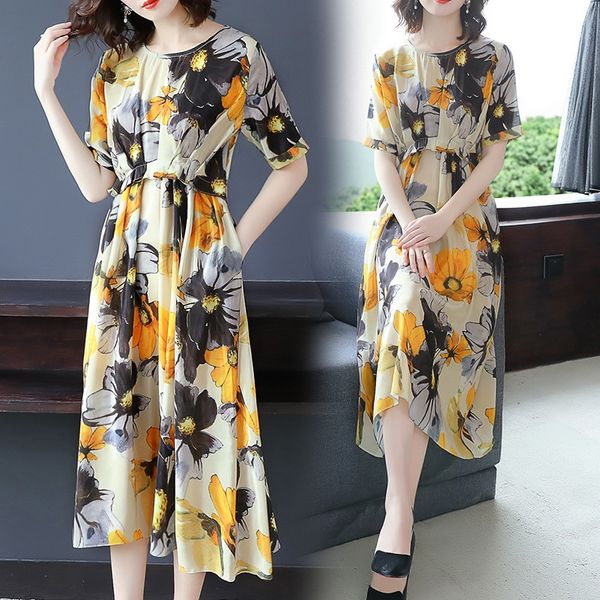 french women summer 2020 new size women's dress temperament lady dress skirt long skirtloose medium length printed long skirt s51oa, Black;gray
french women summer 2020 new size women's dress temperament lady dress skirt long skirtloose medium length printed long skirt s51oa, Black;gray