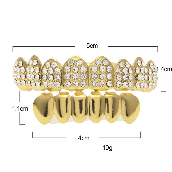 hip hop jewelry mens diamond dientes grillz teeth gold silver luxury designer iced out grills hiphop rapper men fashion jewlery accessories, Black
hip hop jewelry mens diamond dientes grillz teeth gold silver luxury designer iced out grills hiphop rapper men fashion jewlery accessories, Black