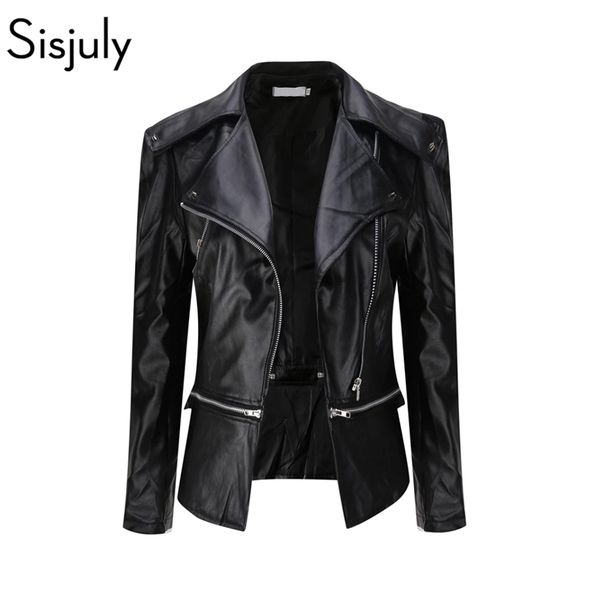 sisjuly pu leather jackets coat women biker jacket spring winter gothic black army green khaki brown zipper motorcycle outerwear y200101, Black;brown
sisjuly pu leather jackets coat women biker jacket spring winter gothic black army green khaki brown zipper motorcycle outerwear y200101, Black;brown