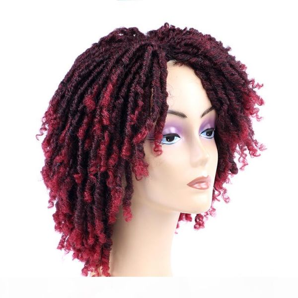 dreadlock curly wig short twist natural black 1b 30 ombre brown for black white women and men afro curly synthetic wig
dreadlock curly wig short twist natural black 1b 30 ombre brown for black white women and men afro curly synthetic wig