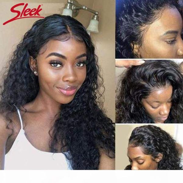 sleek 13x4 deep wave lace front human hair wig pre plucked with baby hair brazilian deep curly frontal wig for women, Black;brown
sleek 13x4 deep wave lace front human hair wig pre plucked with baby hair brazilian deep curly frontal wig for women, Black;brown