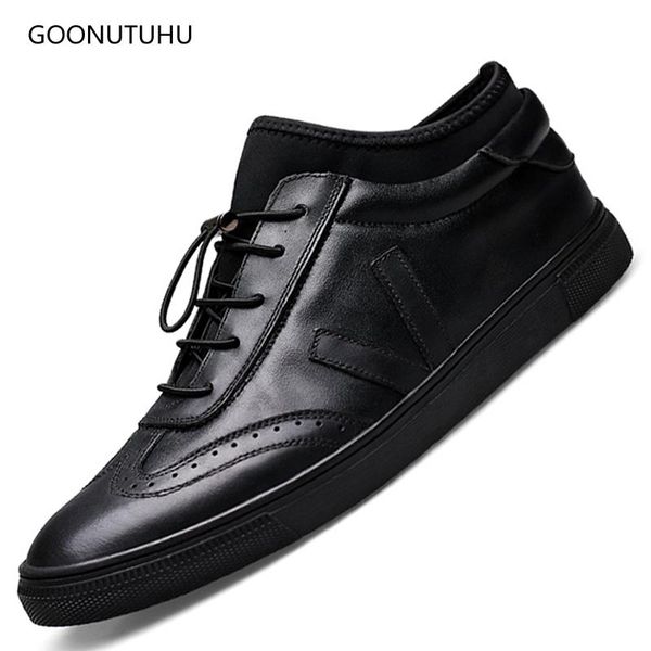 2020 fashion men's shoes casual genuine leather platform big size shoe man slip-on autumn new black brogue shoes for men loafers
2020 fashion men's shoes casual genuine leather platform big size shoe man slip-on autumn new black brogue shoes for men loafers