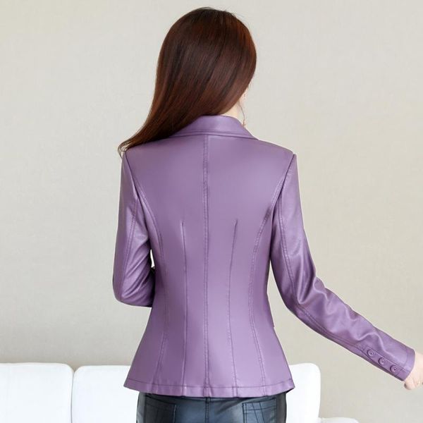 autumn soft jacket women single breasted motorcycle short coats fashion turn-down collar faux leather blazers kg-1072, Black
autumn soft jacket women single breasted motorcycle short coats fashion turn-down collar faux leather blazers kg-1072, Black