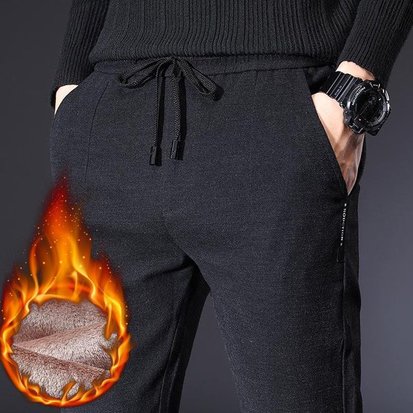 2020 winter classic super warm thick fleece pants men casual elastic long trousers male cotton, Black
2020 winter classic super warm thick fleece pants men casual elastic long trousers male cotton, Black