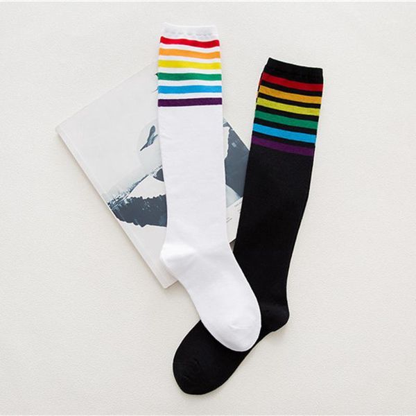sports socks 1 pair thigh over knee rainbow stripe girls football sport fashion 18cm comfortable polyester socks#w1, Black
sports socks 1 pair thigh over knee rainbow stripe girls football sport fashion 18cm comfortable polyester socks#w1, Black