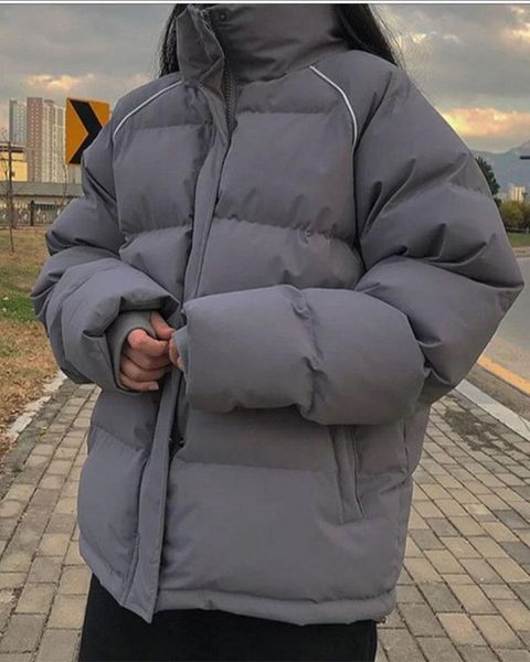 bellaza 2021 warm thick cotton padded jackets women gothic winter parkas jackets korean fashion coats gray casual loose outwear, Black
bellaza 2021 warm thick cotton padded jackets women gothic winter parkas jackets korean fashion coats gray casual loose outwear, Black