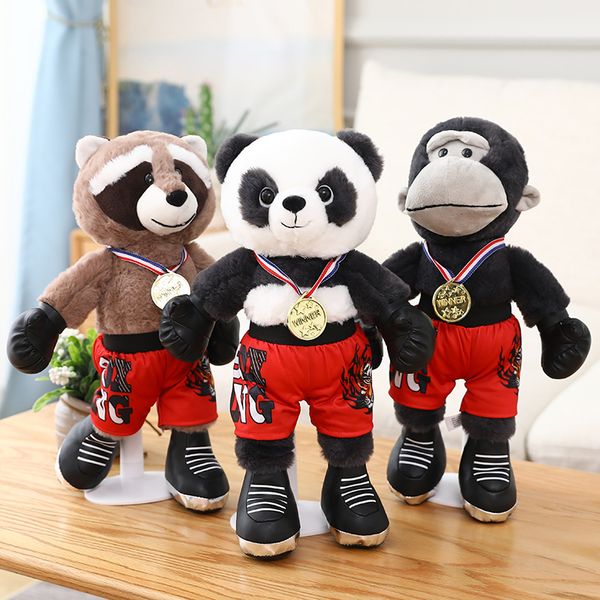simulation boxing animal union plush toy raccoon panda monkey rhino stuffed toy children toy gift home decor
simulation boxing animal union plush toy raccoon panda monkey rhino stuffed toy children toy gift home decor