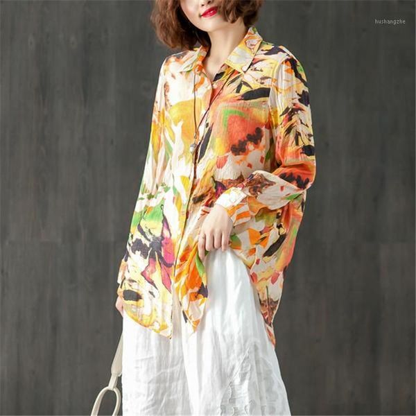 buykud 2018 summer printed collar single breasted blouse women long sleeve casual loose zipper female irregular shirt&1, White
buykud 2018 summer printed collar single breasted blouse women long sleeve casual loose zipper female irregular shirt&1, White