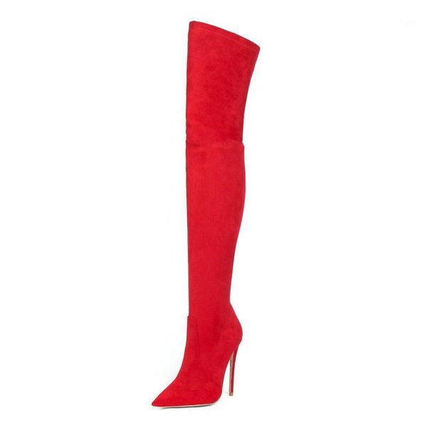 2021 new winter women boots faux suede slip on over the knee boots fashion pointed toe thigh ladies thin heel autumn shoes1, Black
2021 new winter women boots faux suede slip on over the knee boots fashion pointed toe thigh ladies thin heel autumn shoes1, Black