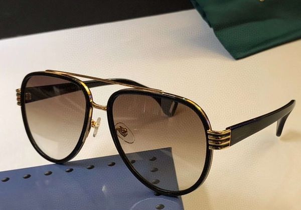 black gold brown lens large pilot sunglasses 0447 men classic sunglasses shades uv400 eyewear with box, White;black
black gold brown lens large pilot sunglasses 0447 men classic sunglasses shades uv400 eyewear with box, White;black