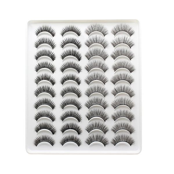 20 pairs/pack natural 3d false eyelashes fake lashes makeup kit mink lash vendors book extension mink eyelashes wholesale
20 pairs/pack natural 3d false eyelashes fake lashes makeup kit mink lash vendors book extension mink eyelashes wholesale