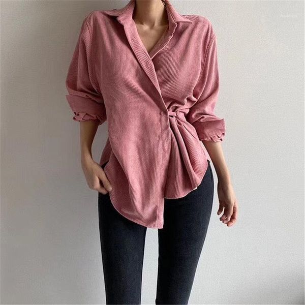 chic elegant corduroy irregular women 2020 fashion shirts waist-controlled vintage casual loose full-sleeved sweet1, White
chic elegant corduroy irregular women 2020 fashion shirts waist-controlled vintage casual loose full-sleeved sweet1, White